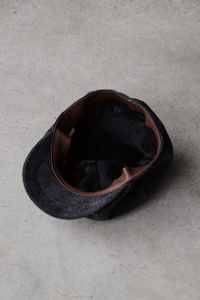 Lot.006 Newsboy Cap (MELANGE CHARCOAL) TTAW25006 - CIENTO