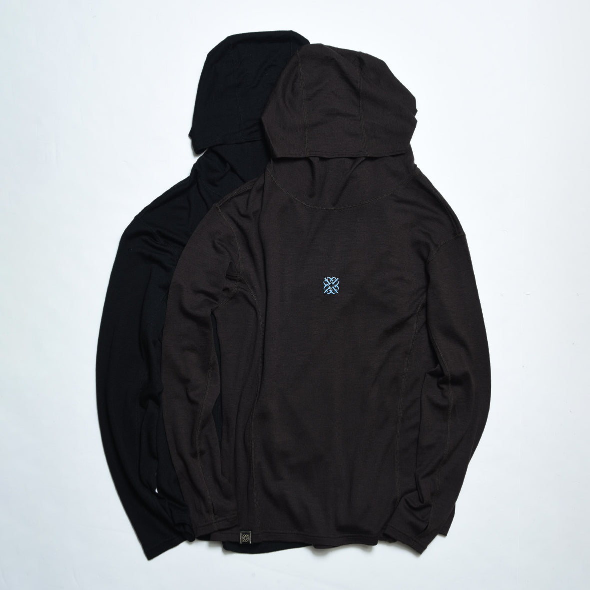 SOLID WOOL HOODIE BROWN