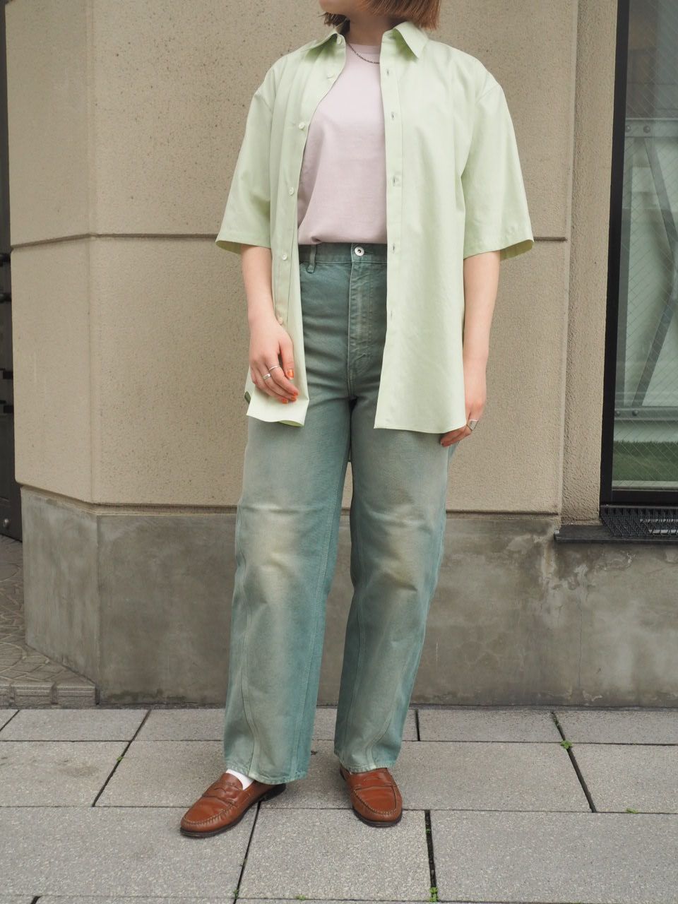 AURALEE｜ORGANIC COTTON DUCK PANTS(ASH GREEN) A25SP04CDの通販