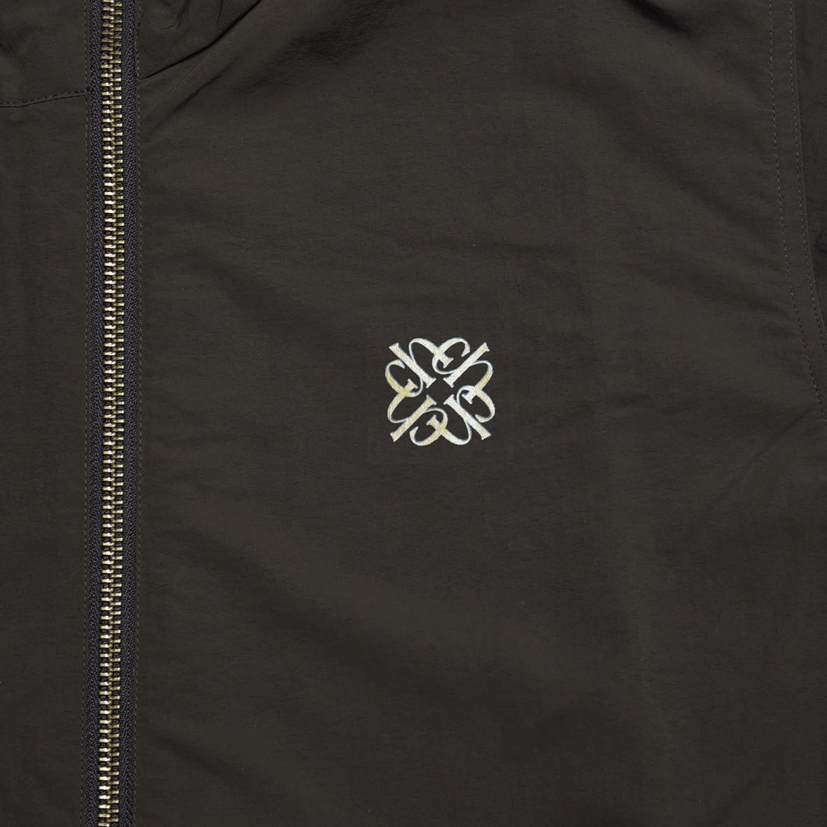 charbon / LIMONTA D/WASHER NYLON ZIP UP PARKA BROWN