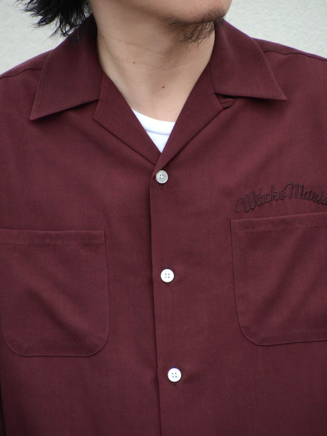 2026SS】 50'S SHIRT L/S (TYPE-2) BURGUNDY 26SSE-WMS-OC02の通販