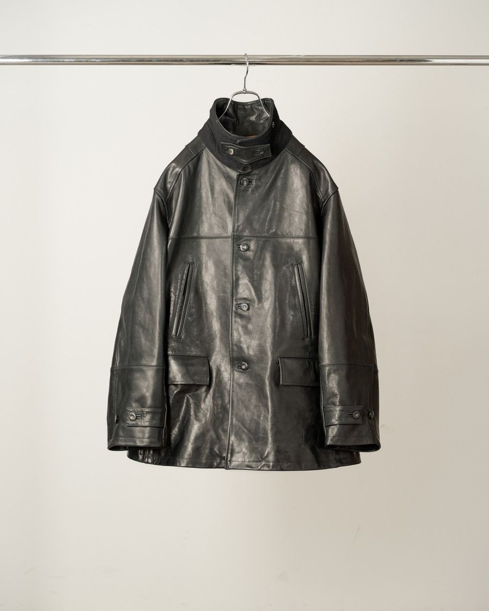 26FW】H.L HALF COAT (BLACK) ANC-JK85 ANCELLM アンセルムの通販