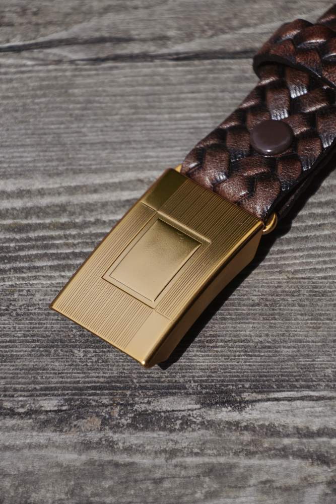 小物 Lot.021 Basketweave Pattern Belt Taiga Takahashi | LOT.021 BASKETWEAVE PATTERN BELT