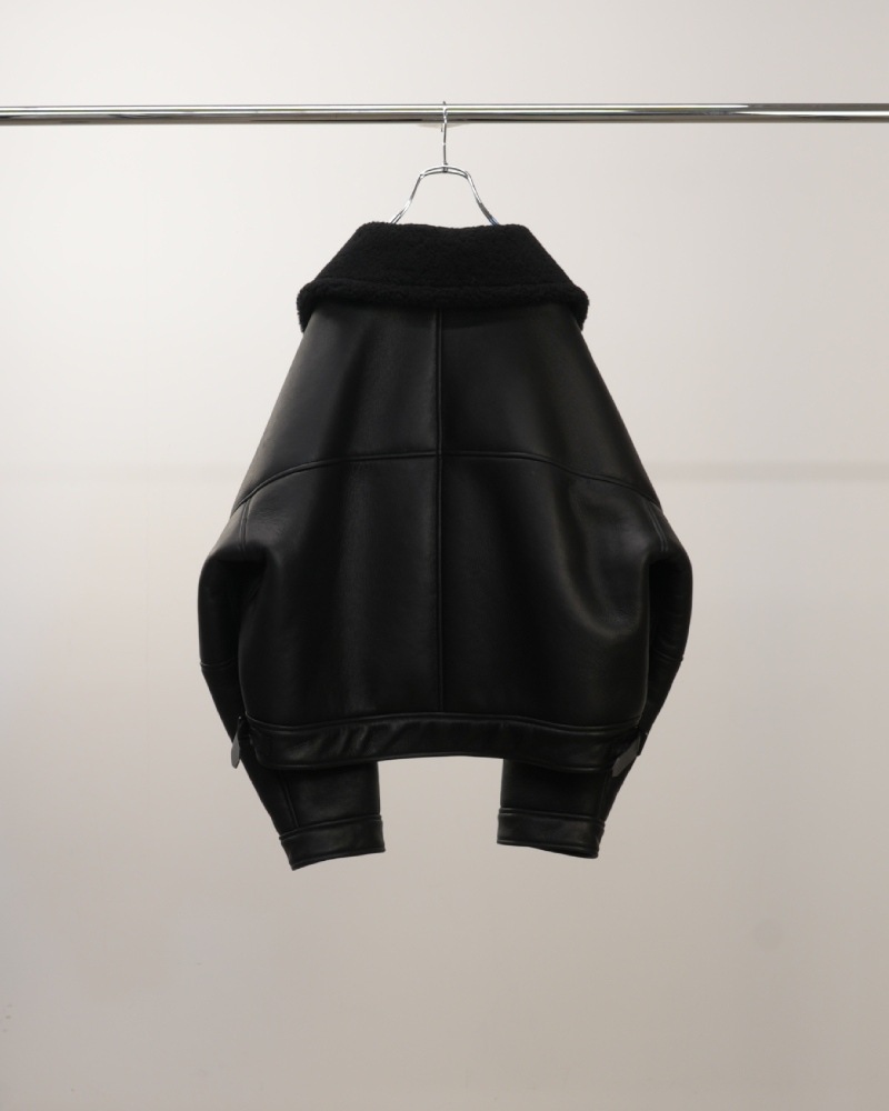 MOUTON DOUBLE JACKET (BLACK×BLACK) ANC-JK51 - CIENTO公式通販