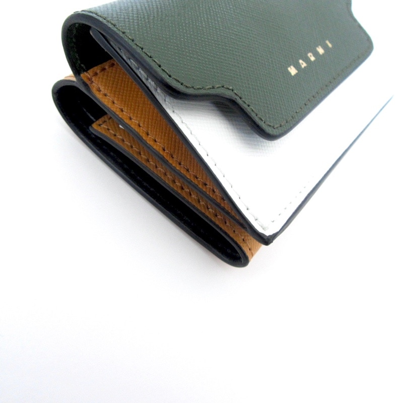 MARNI マルニ サフィアーノレザー製三つ折りウォレット