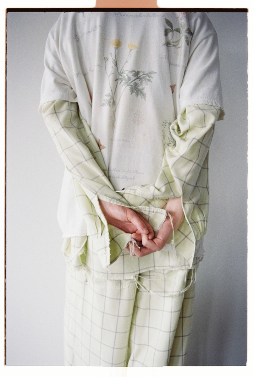 ANCELLM / BOTANICAL T-SHIRT (WHITE) ANC-CT61