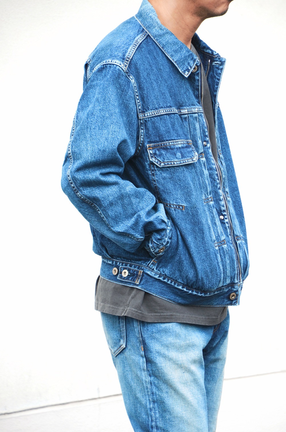 2025AW】 nonnative TRUCKER BLOUSON COTTON 11.5oz DENIM VW LIGHT
