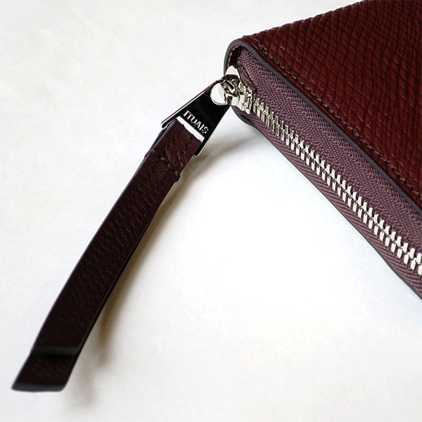 ITUAIS Baker's Russian Calf Round Zip Short Wallet イトゥアイス