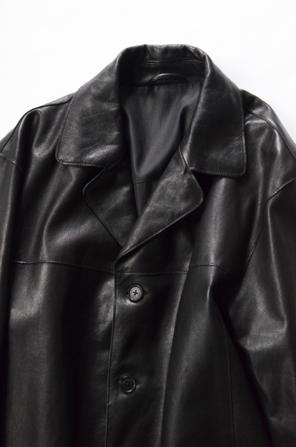YOKE/ヨーク】 LEATHER CAR JACKET (BLACK) YK25FW01018Bの通販