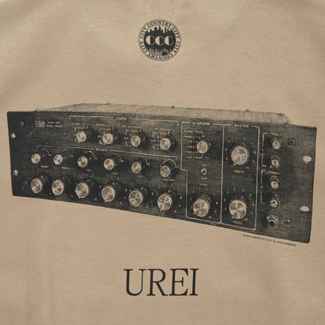 EMBROIDERED LOGO HALF ZIP SWEATSHIRT_UREI BEIGE