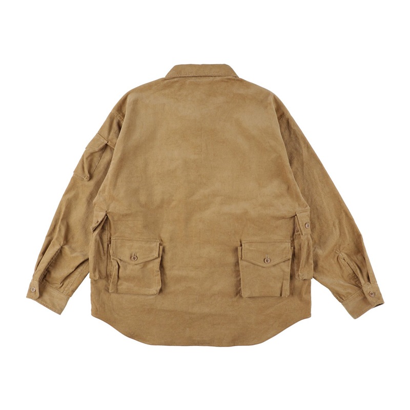 MODMNT / CORDUROY UTILITY CPO SHIRT BEIGE