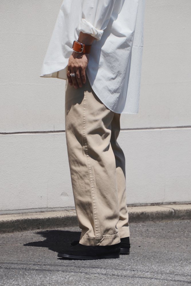 2025AW】Belted Trousers (Beige) Z-017-6004 - WEWILL ウィーウィルの通販