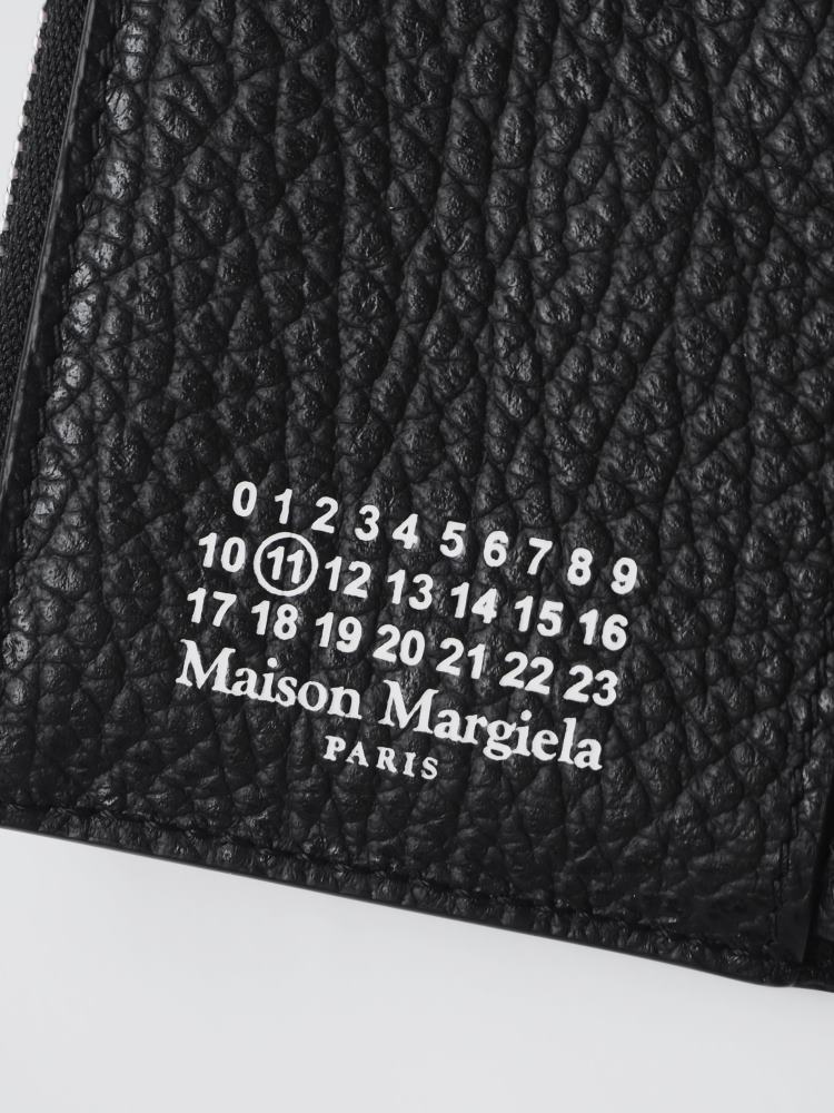 Maison Margiela 三つ折り財布 グレインレザースリーフォールド 