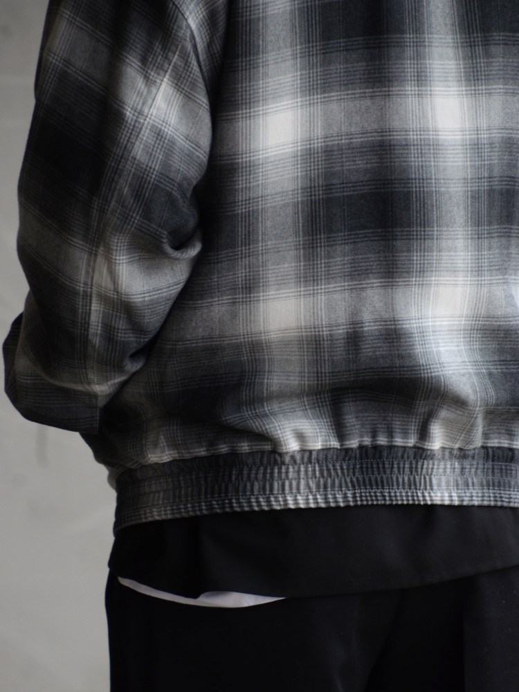 ジャケット・アウター WACKO MARIA OMBRE CHECK 50'S JACKET OMBRE CHECK 50'S JACKET (TYPE-1)【BLUE】｜WACKO MARIA