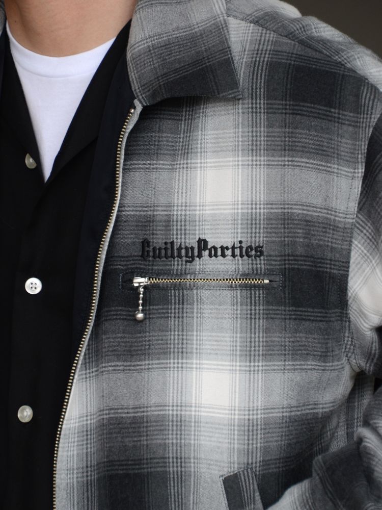 OMBRE CHECK 50'S JACKET (TYPE-2) BLACK 25SS-WMO-BL10