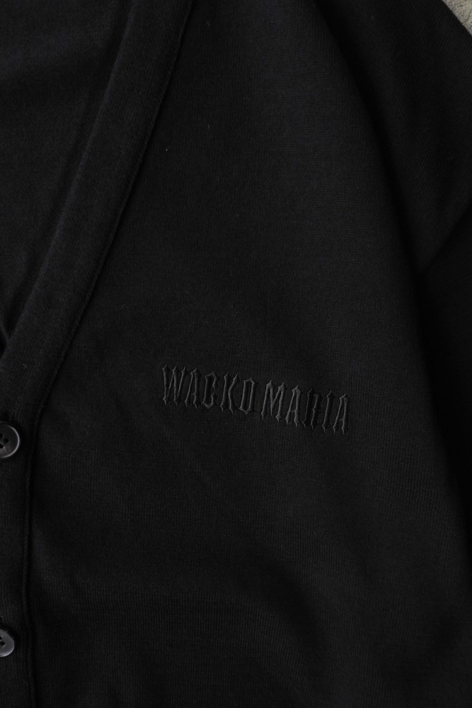 WACKO MARIA/ワコマリア】 COTTON KNIT CARDIGAN (TYPE-2) BLACK 25FWE