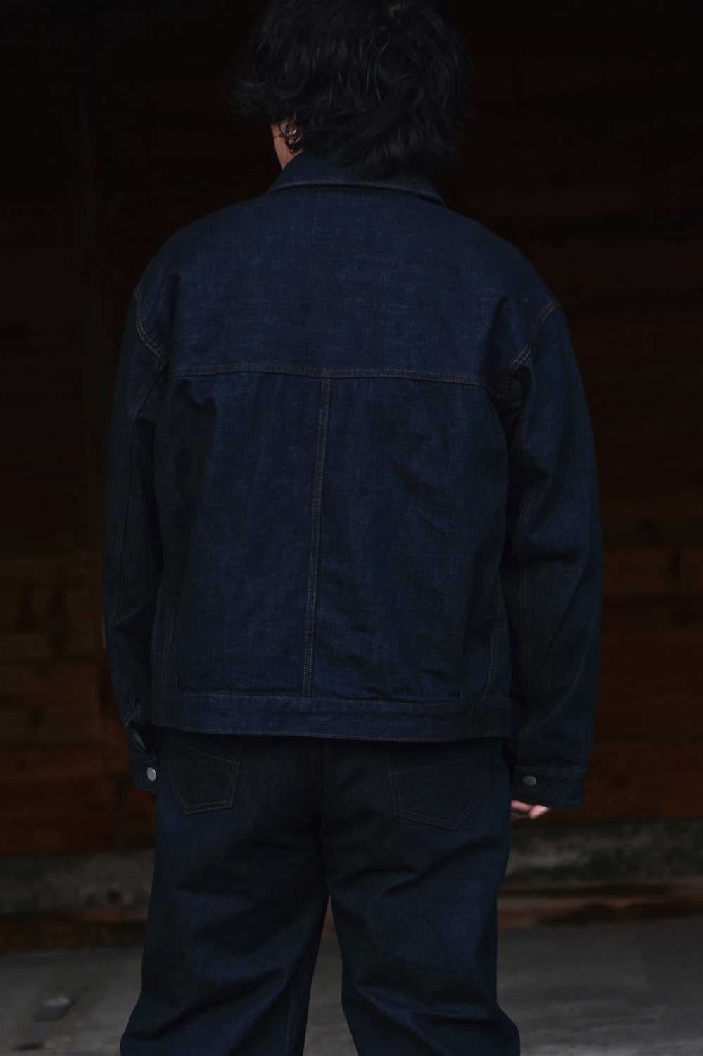 SELVEDGE DENIM JACKET TYPE-1 (INDIGO) ANC-STD-JK01-OW - ANCELLM