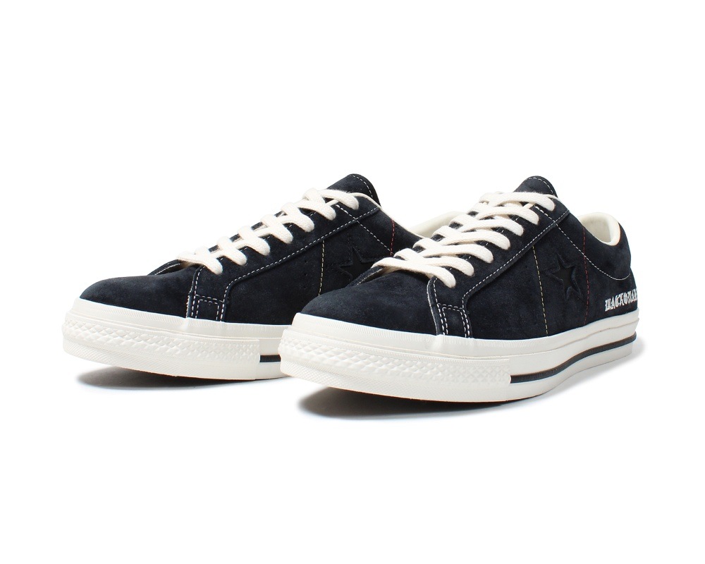 CONVERSE WACKO MARIA ネイビー スエードシューズ 送料無料】 WACKO MARIA / CONVERSE / ONE STAR SUEDE (BLACK
