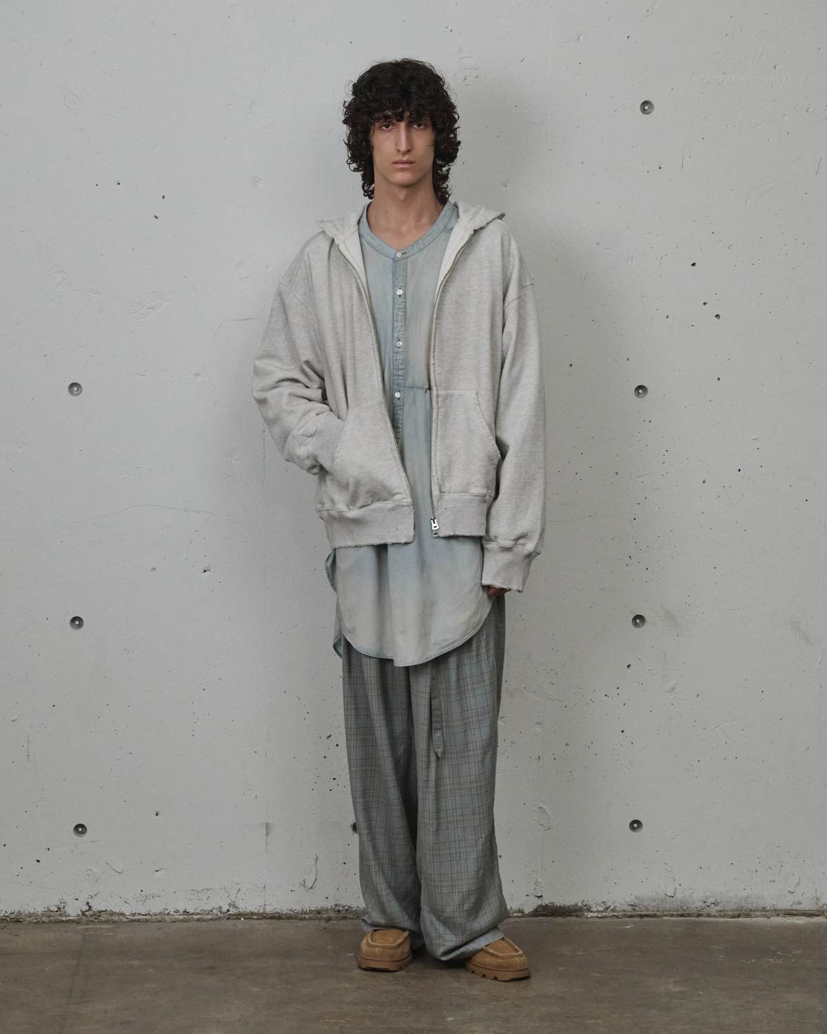 2026SS】 ZIP HOODIE (HEATHER) ANC-STD-CT01 - ANCELLM アンセルムの通販