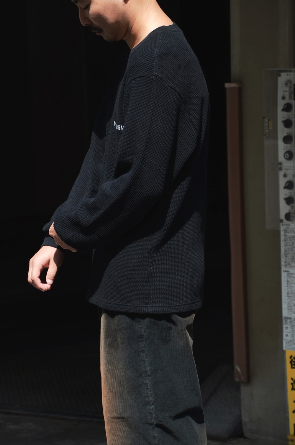WACKO MARIA】 THERMAL SHIRT (TYPE-2) BLACK 25FWE-WMT-TM02の通販
