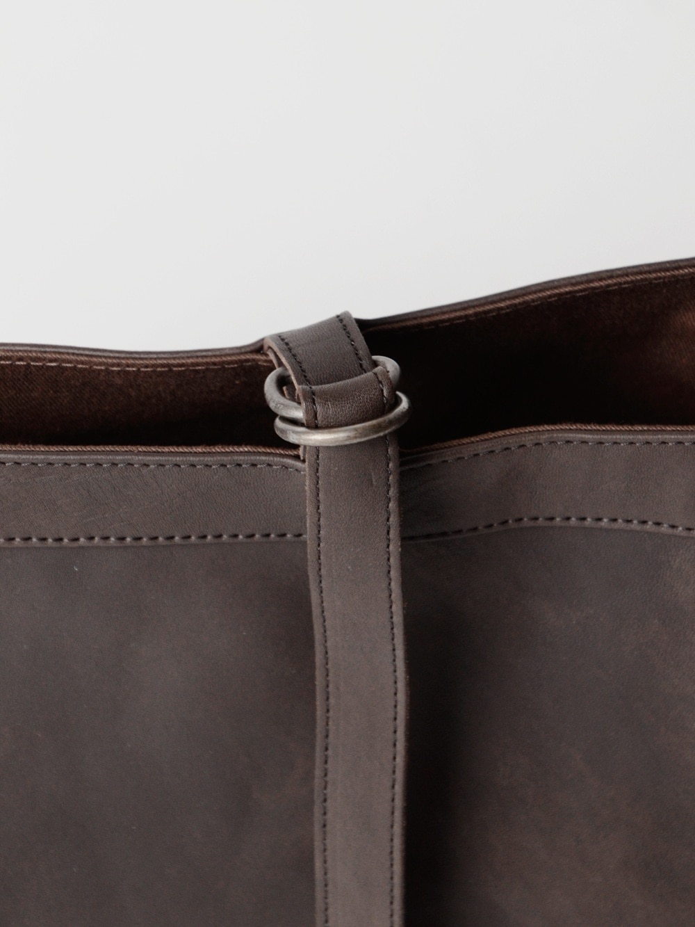 Lot.018 NEWSBOY BAG SMALL (BROWN LEATHER) TTCORE018の通販