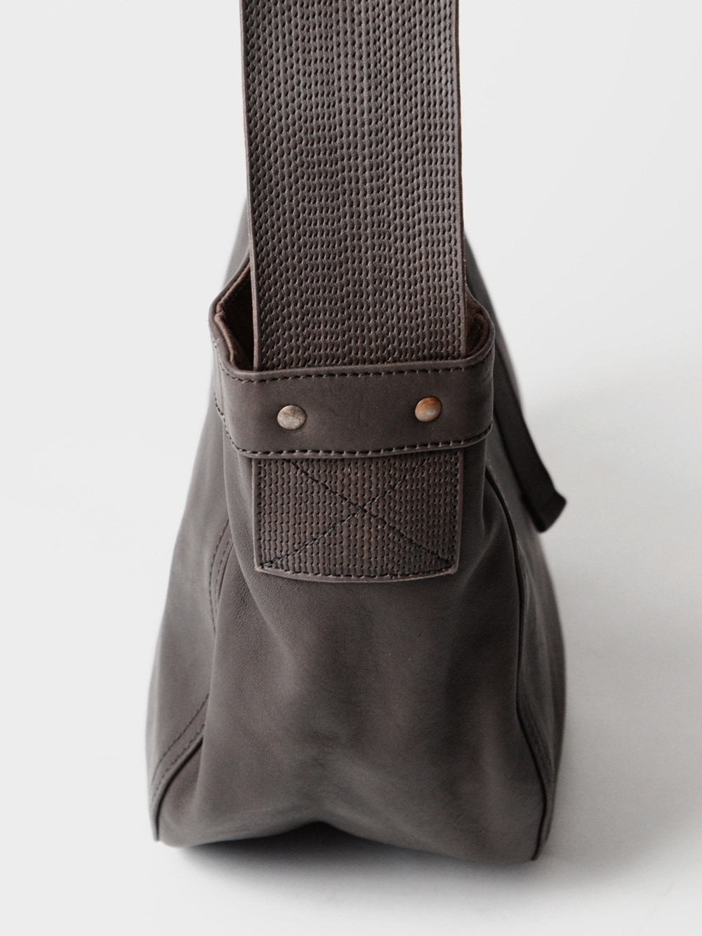 Lot.018 NEWSBOY BAG SMALL (BROWN LEATHER) TTCORE018の通販