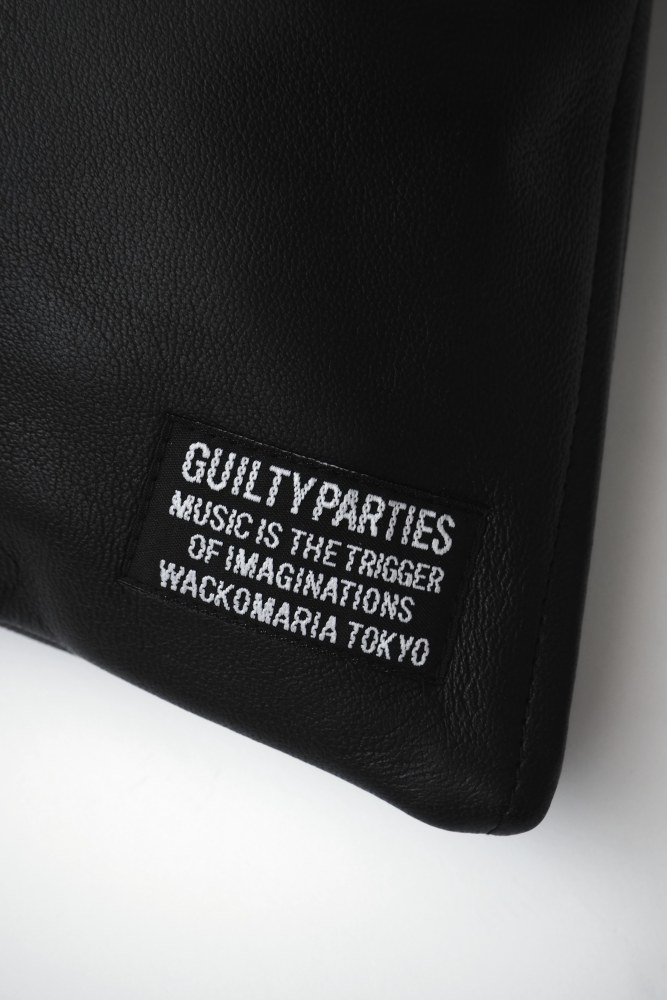 25AW】LEATHER SHOULDER POUCH (BLACK) 25FWE-WMA-BG02｜ワコマリアの通販