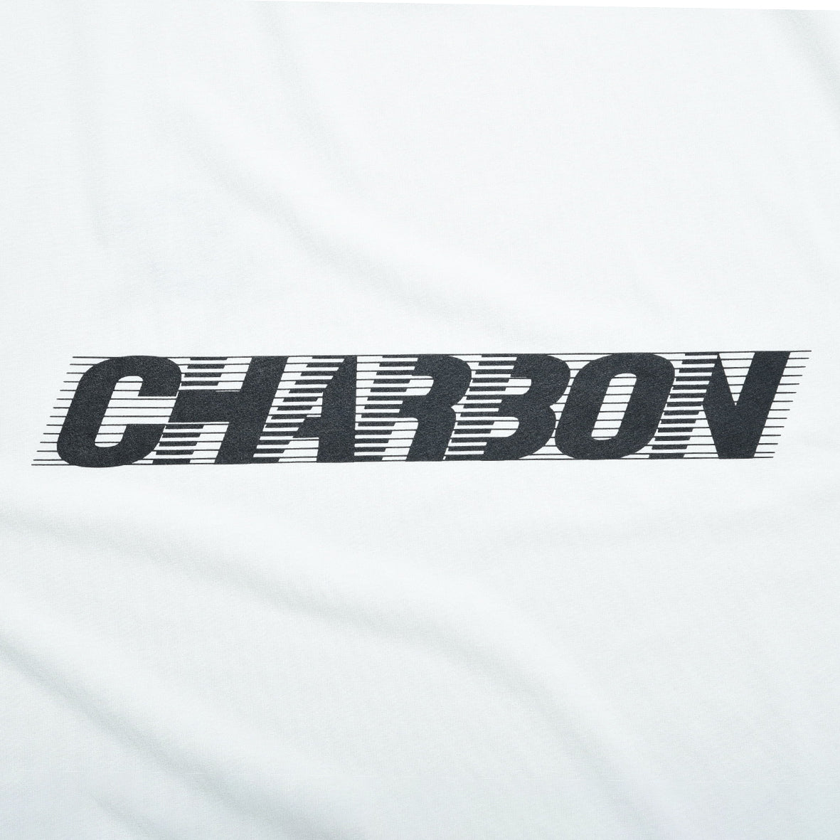charbon / BACK LOGO DRY BIG T-SHIRT WHITE