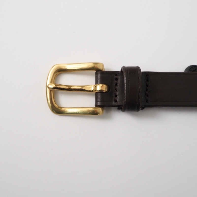 LENO リノ / STIRRUP BELT DARK BROWN (L2301-AC001)