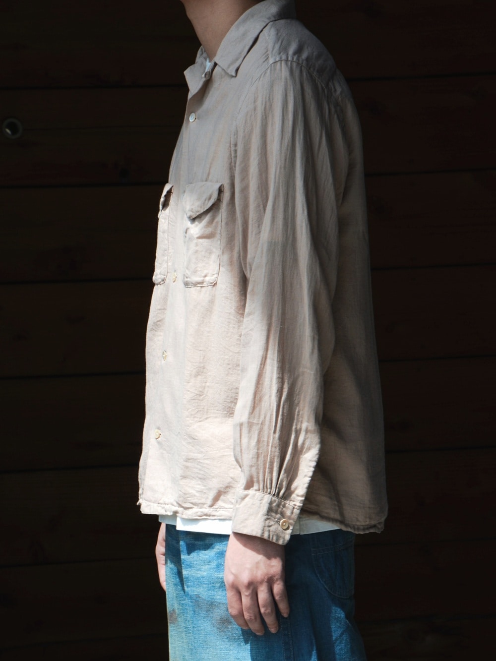 T.T｜Lot.101 Open Collar Shirt (YAKUSUGI) TTSS26101の通販