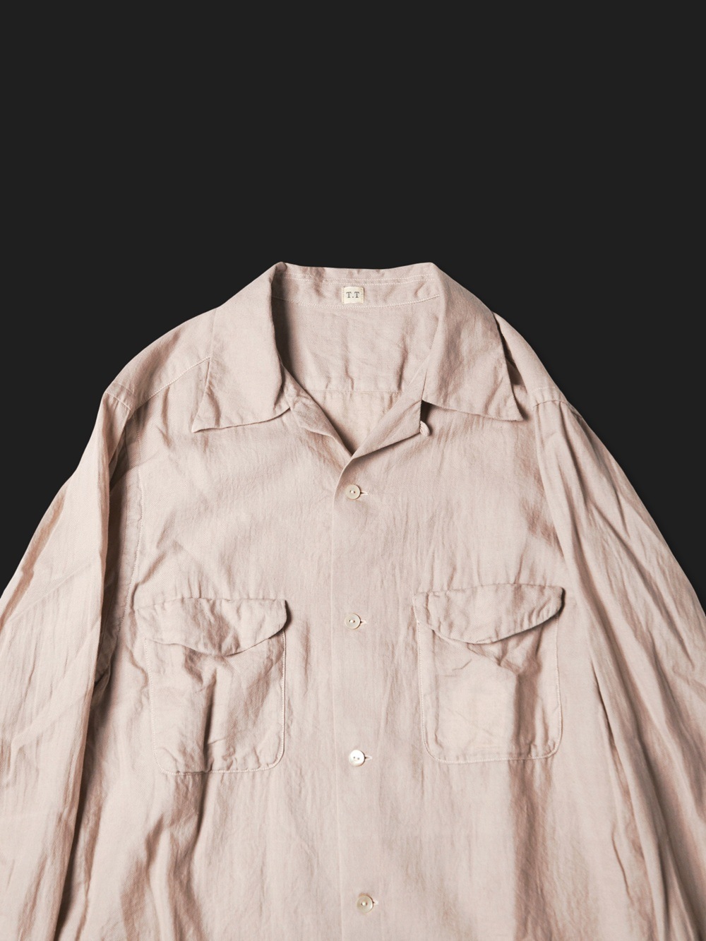 T.T｜Lot.101 Open Collar Shirt (YAKUSUGI) TTSS26101の通販