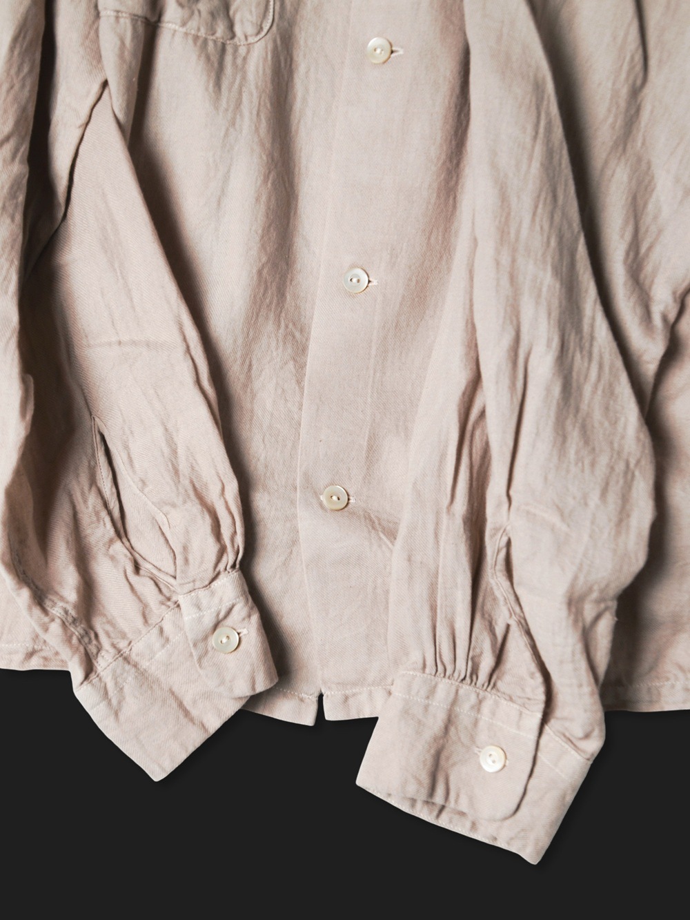T.T｜Lot.101 Open Collar Shirt (YAKUSUGI) TTSS26101の通販