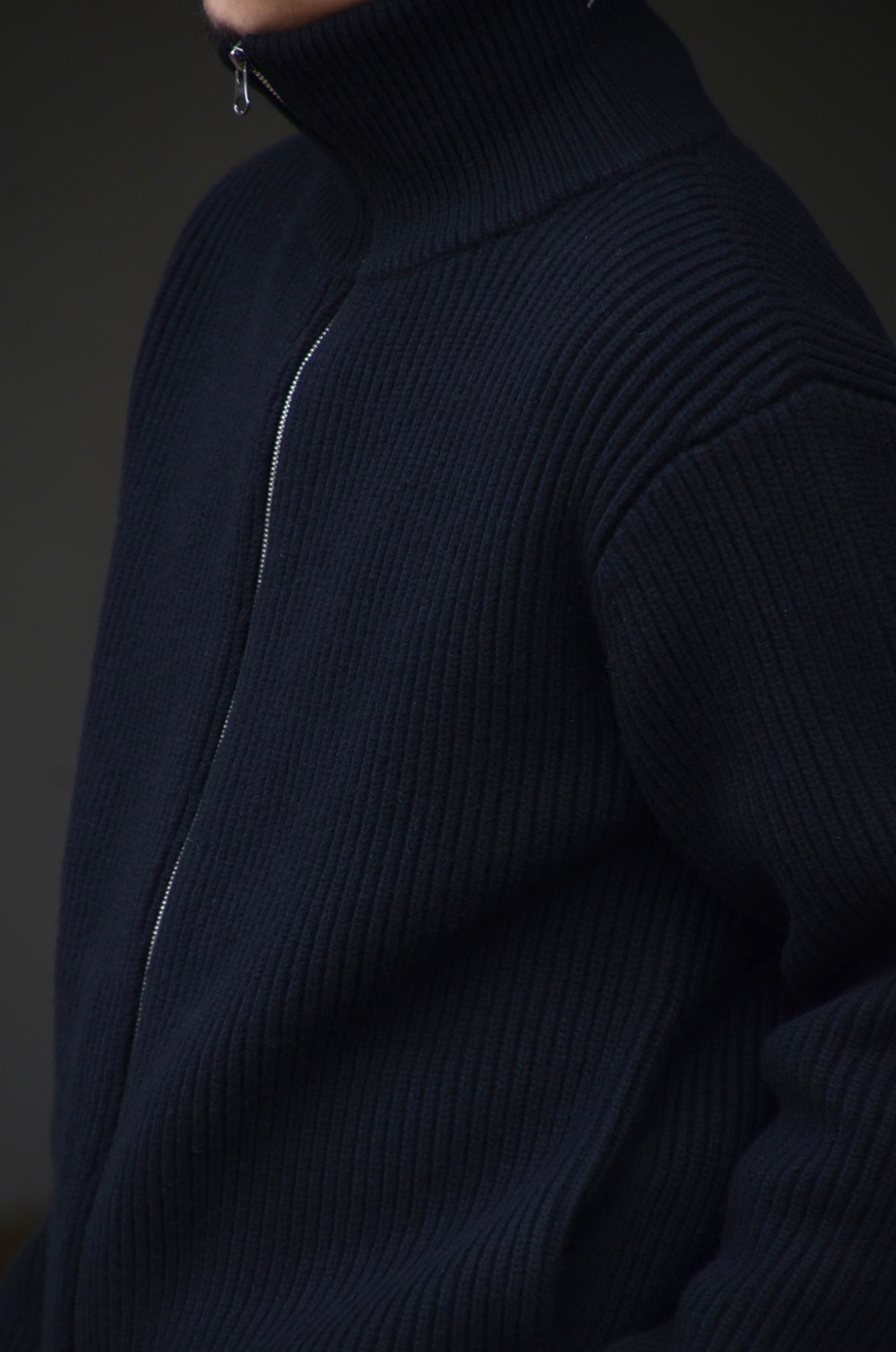 2025AW】WEWILL Drivers Knit Jacket (Black) Z-017-7002の通販