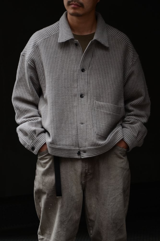 WOOL CORDUROY WORK SHIRT JACKET (SAND) ANC-CT122 - CIENTO WEB SORE