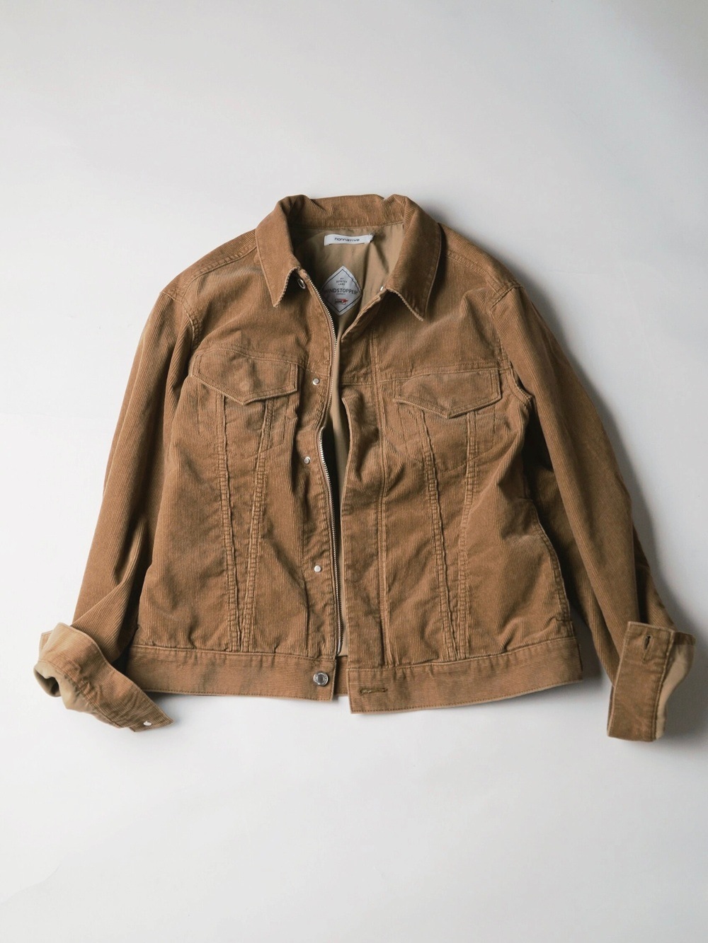 nonnative｜TRUCKER BLOUSON COTTON CORD SULFUR DYE WITH WINDSTOPPER