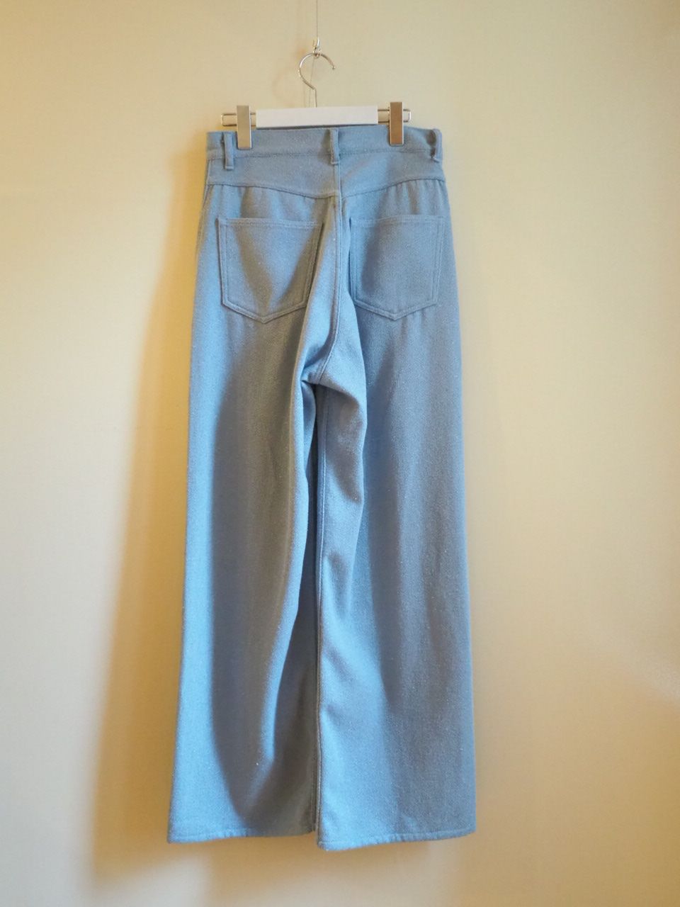 2026SS】SILK NEP DENIM 5P WIDE PANTS (LIGHT BLUE) A26AP02SDの通販
