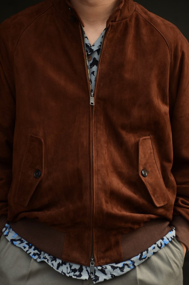 WACKO MARIA/ワコマリア】BARACUTA / G9 SUEDE LEATHER HARRINGTON