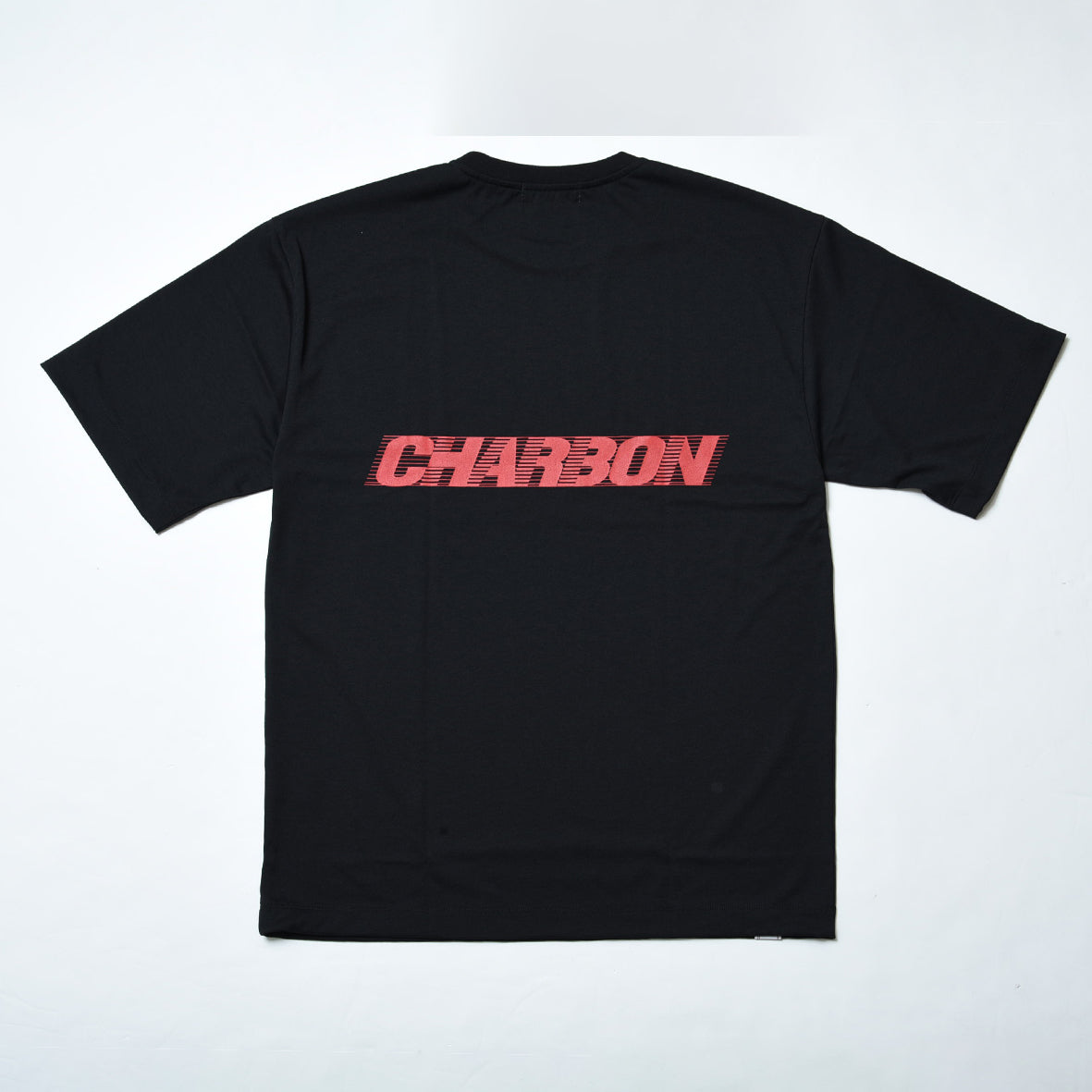 charbon / BACK LOGO DRY BIG T-SHIRT (RED PRINT)