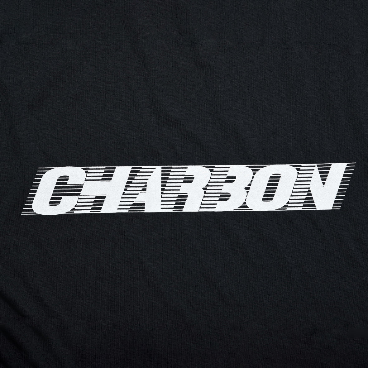 charbon / BACK LOGO DRY BIG T-SHIRT BLACK