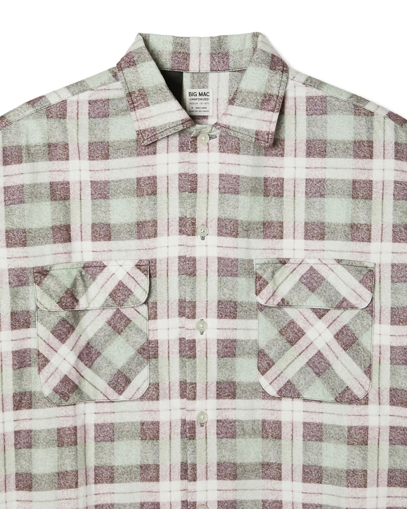 N.HOOLYWOOD 25FW】 N.HOOLYWOOD COMPILE × BIG MAC SHIRT (GRN