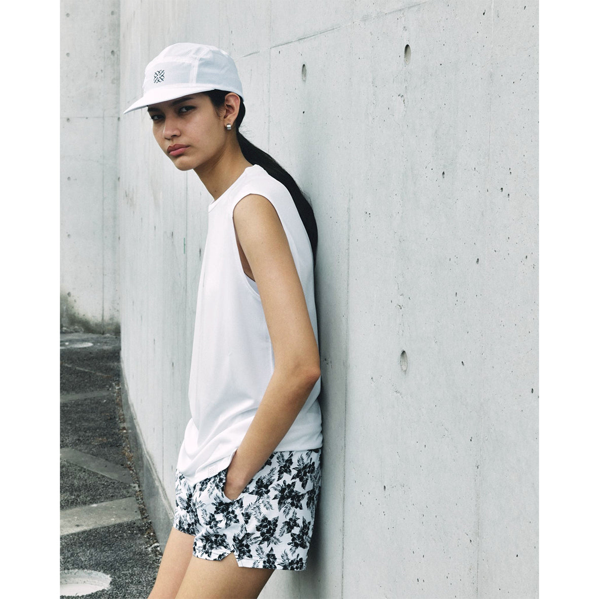 charbon ランニング POLARTEC POWER DRY charbon / POLARTEC POWER DRY SLEEVELESS T-SHIRTS BLACK