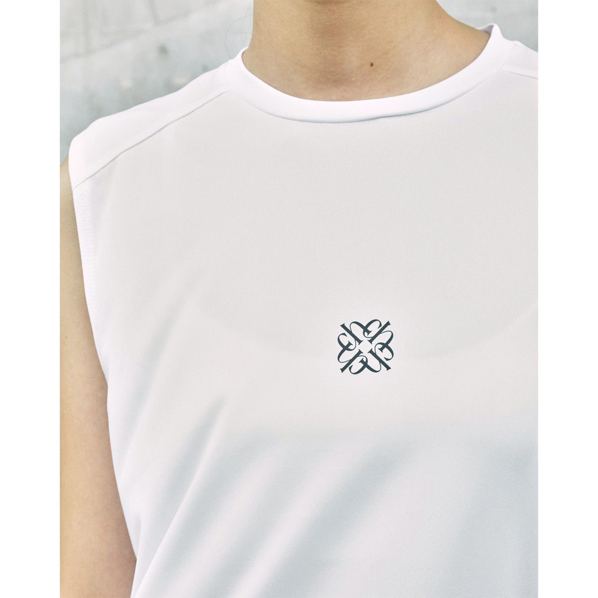 charbon / POLARTEC POWER DRY SLEEVELESS T-SHIRTS（ANAGRAM LOGO）