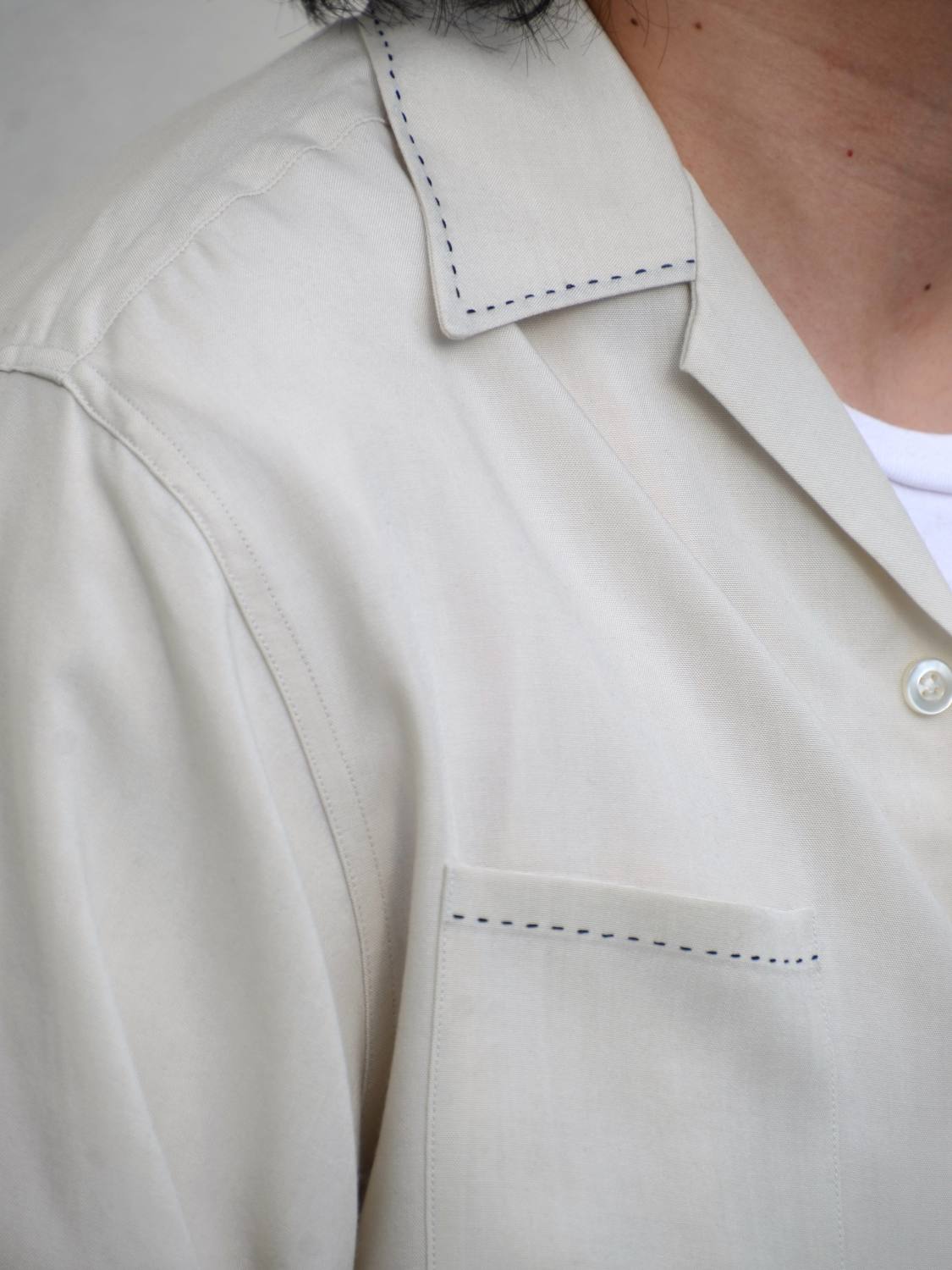 WACKO MARIA ワコマリア 50'S SHIRT L/S (TYPE-2) - IVORY - 26SSE-WMS