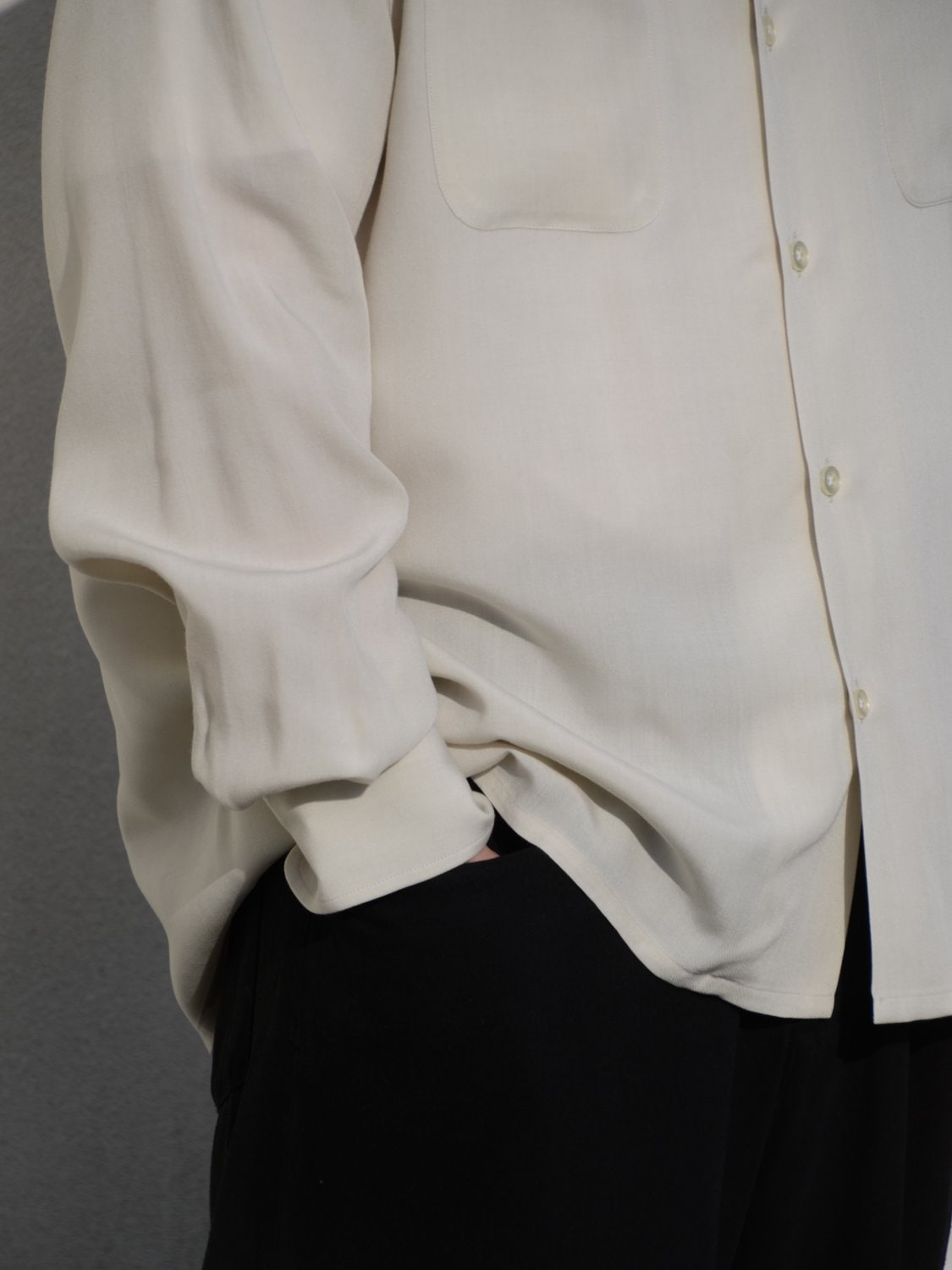 Wacko Maria 50'S シャツ ホワイト　25ss WACKO MARIA 50'S OPEN COLLAR SHIRT L/S ( TYPE-1 ) | LOCKSTOCK/STLIKE