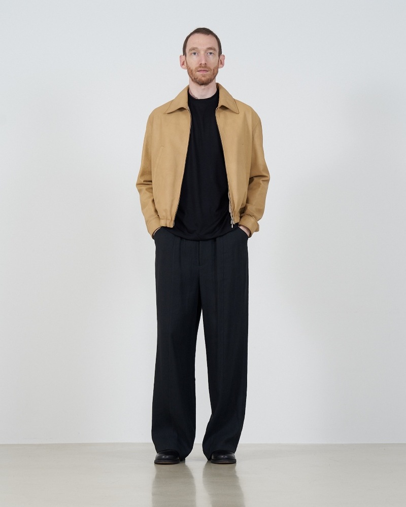 YOKE｜LEATHER ZIP BLOUSON (CAMEL) YK25SS0903Bの通販 