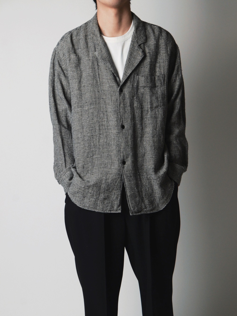 WEWILL｜Gorge Shirt (Gray) Z-018-5003の通販