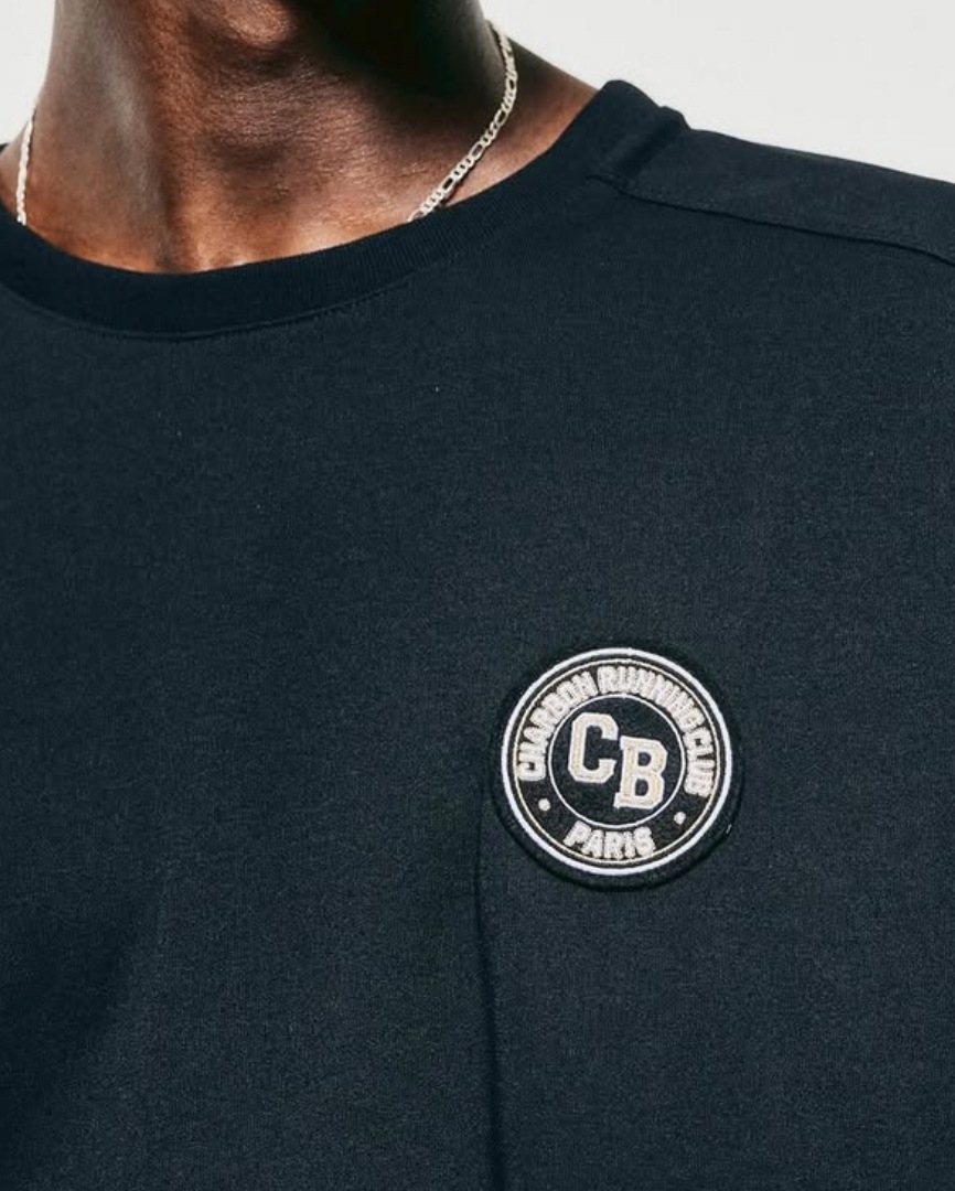 シャルボン charbon DRY BIG T SHIRTS charbon / EMBLEM DRY BIG T-SHIRTS BLACK