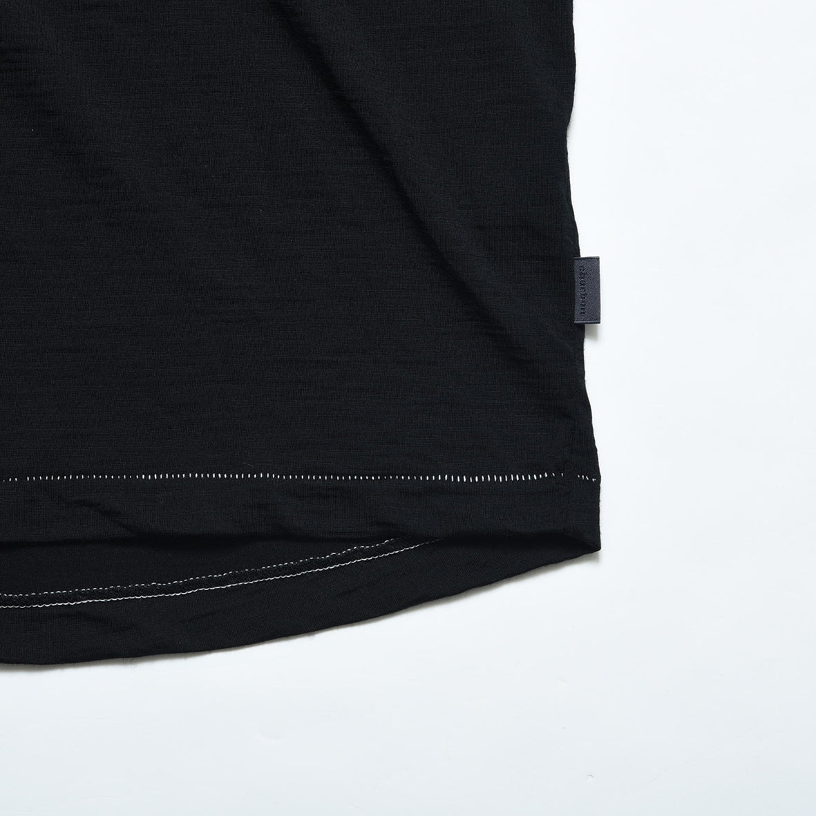 charbon / REDA WOOL POCKET T-SHIRT BLACK