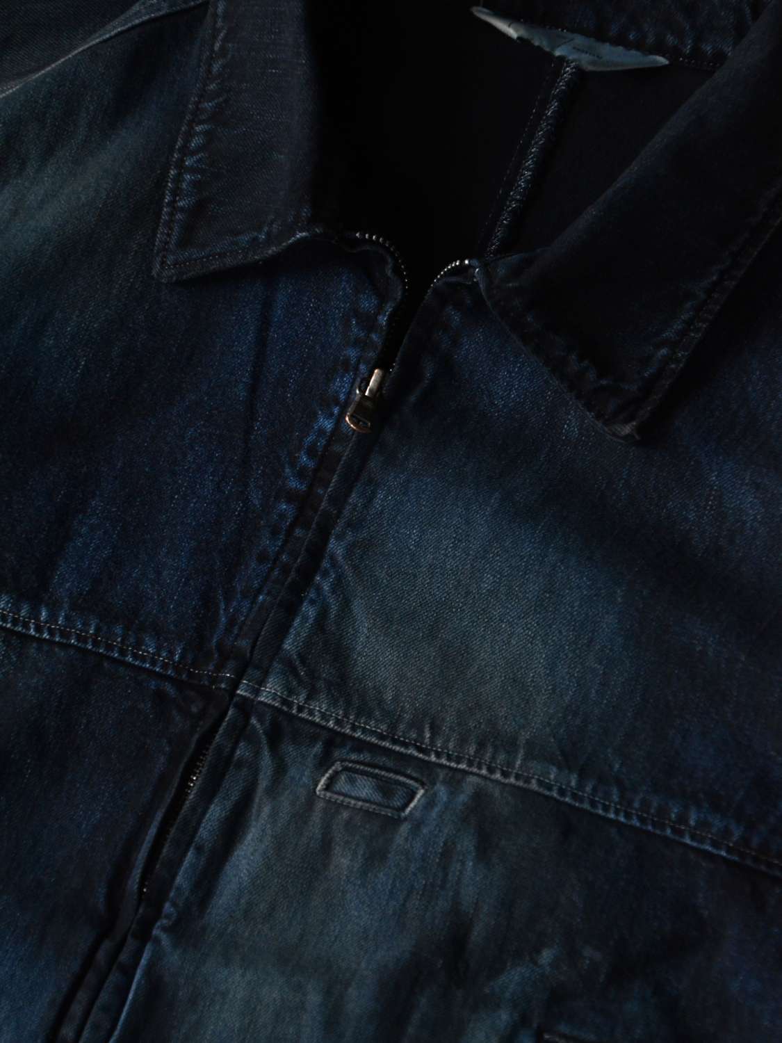 DENIM ZIPUP JACKET (BLACK) ANC-JK78 - ANCELLM アンセルムの通販