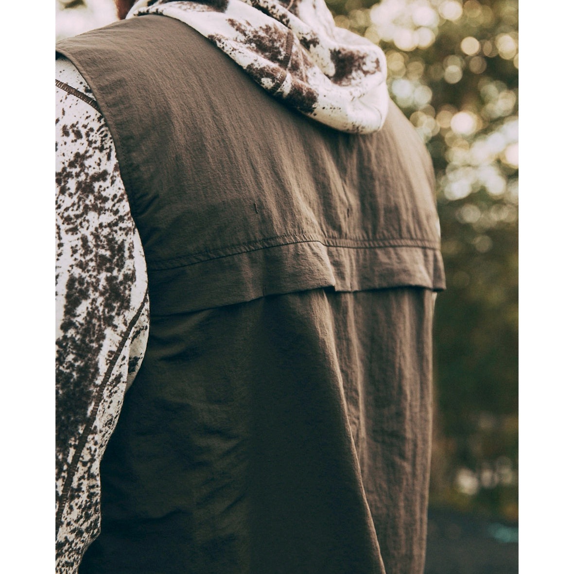 charbon / LIMONTA NYLON RIDERS VEST BROWN